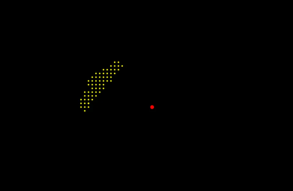 Visual Field tracker few marked blind spots