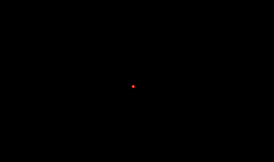 Red spot - Fixation point